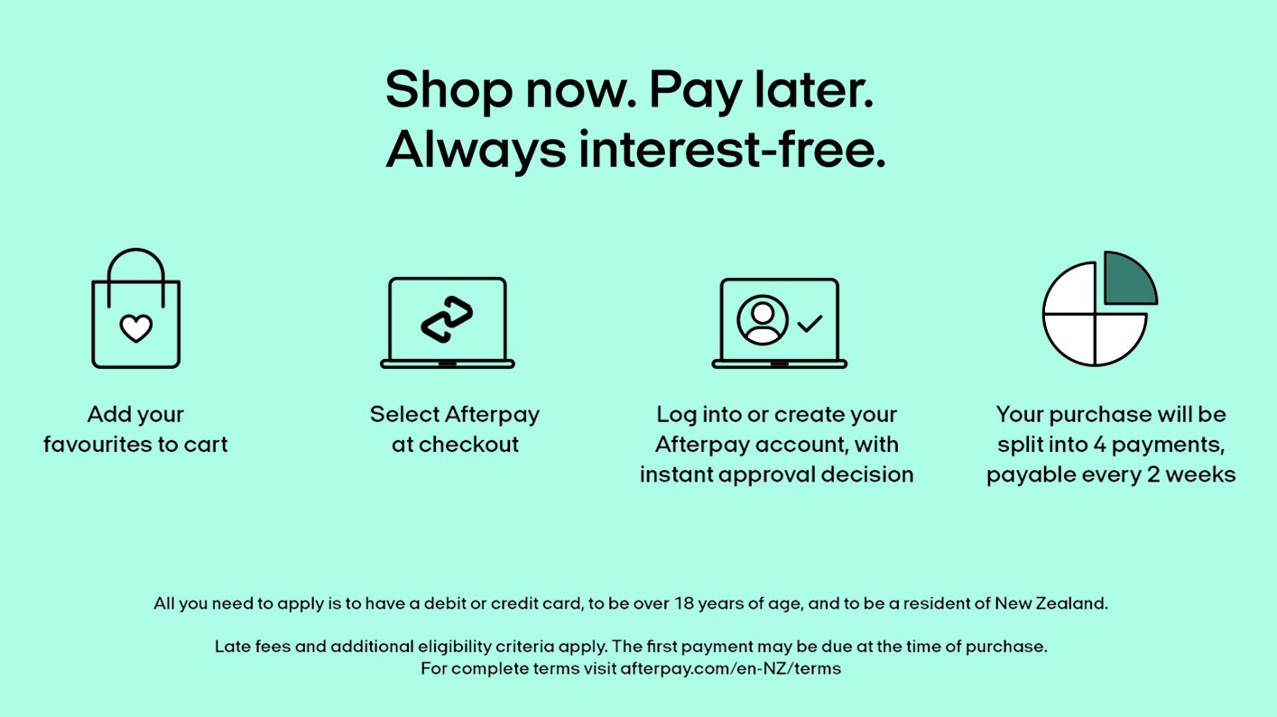 After Pay Interface Afterpay | Mikko Men's